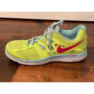 Nike Dual Fusion Lite Running Shoes Sneakers Yellow 599560-700 Womens Size 9